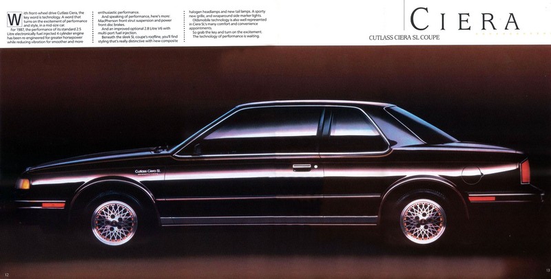 1987 Oldsmobile Mid-Size Brochure Page 13